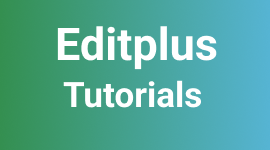 Editplus - IDEA tutorial